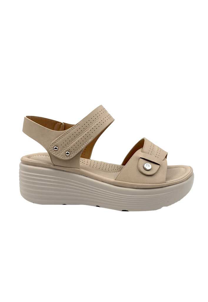 Sandalia Mujer Beige ZB027-0