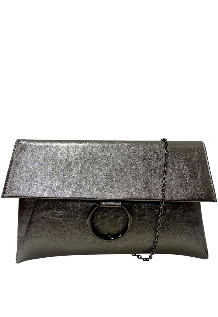Cartera Cuero Ecológico CRS16 Pewter-0