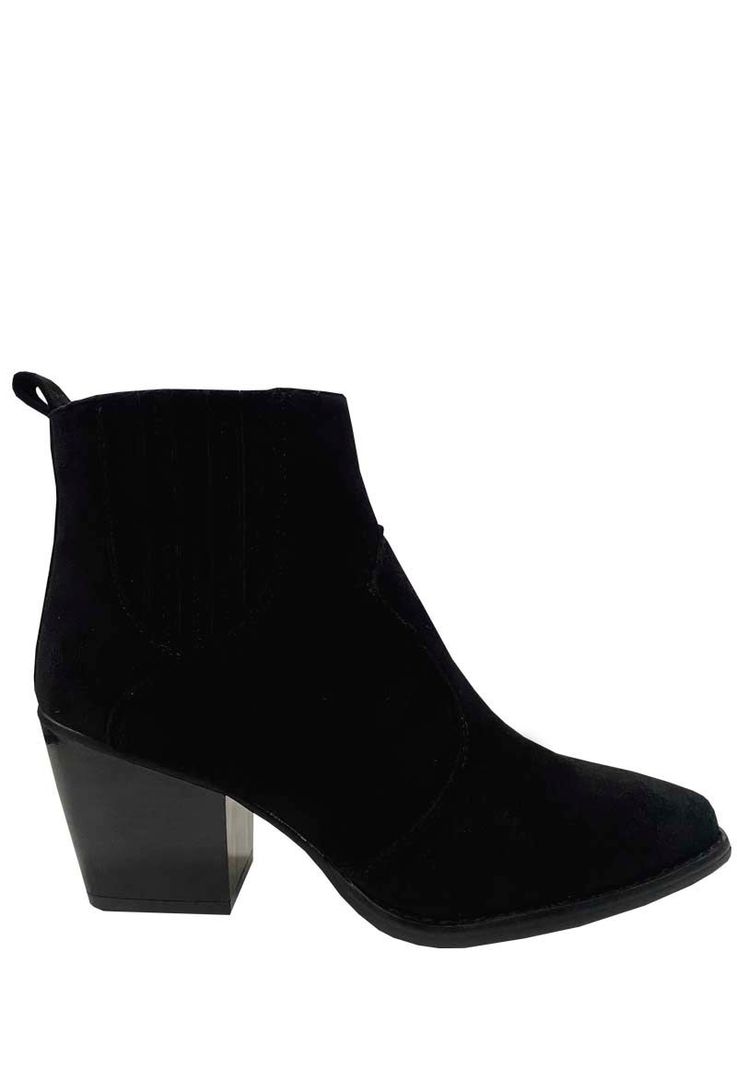 Botin Gamuza Ecológica ZAZ55 Negro-0
