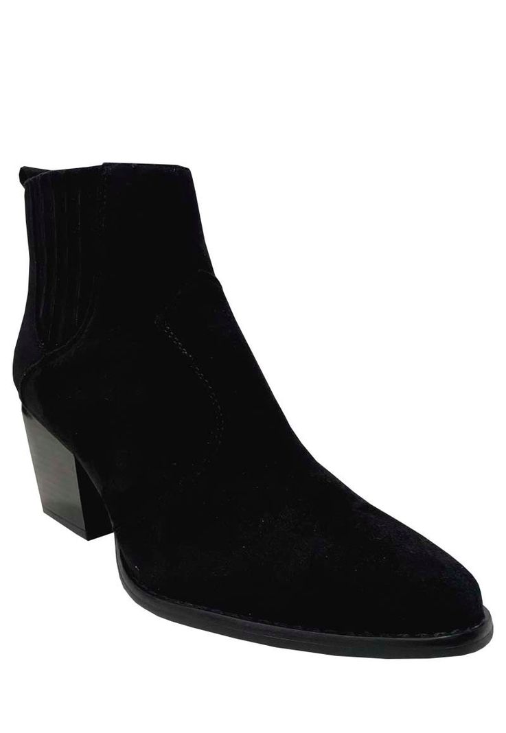 Botin Gamuza Ecológica ZAZ55 Negro-1