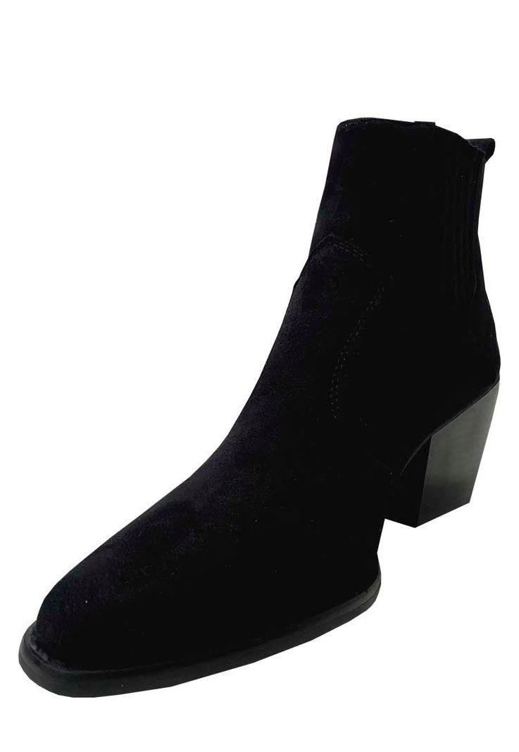 Botin Gamuza Ecológica ZAZ55 Negro-3