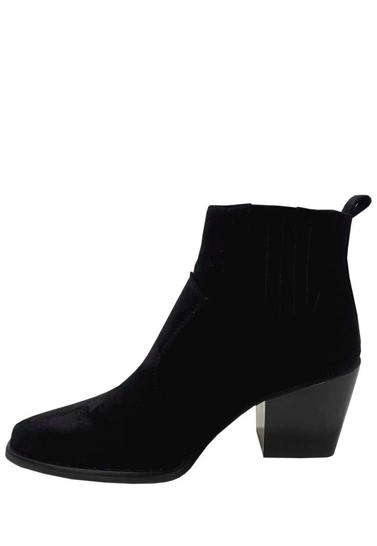 Botin Gamuza Ecológica ZAZ55 Negro-4