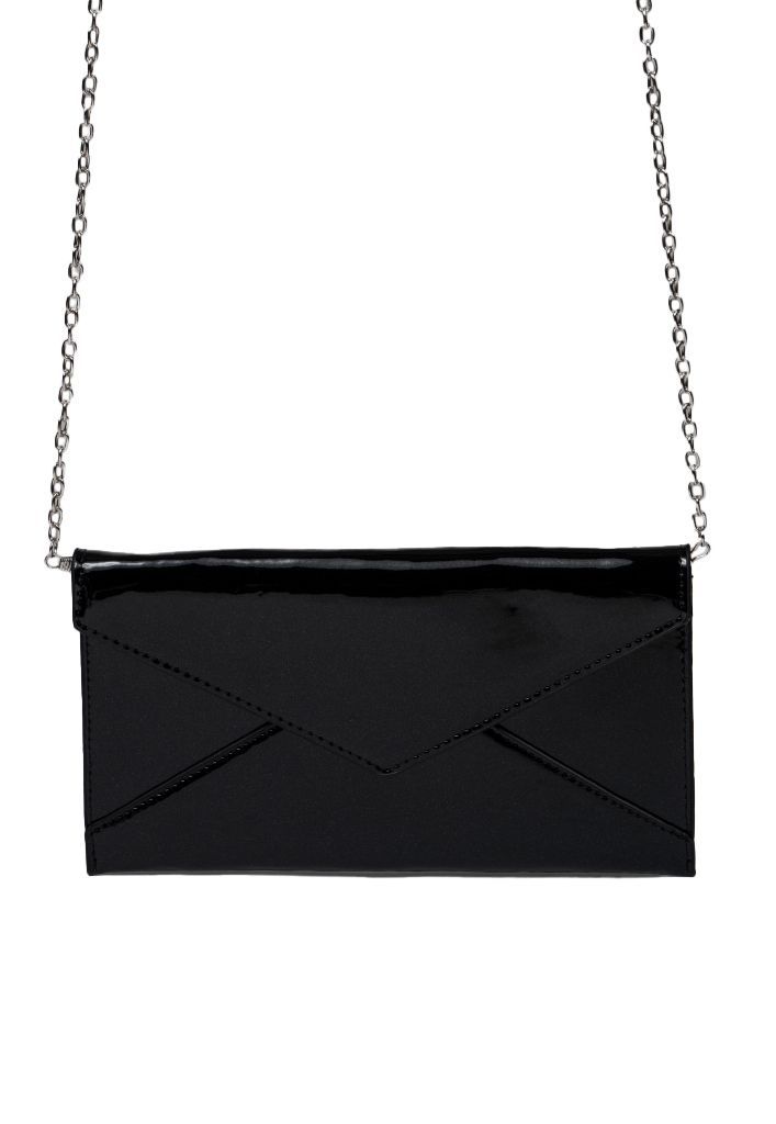Cartera de fiesta CRX37 Negro Ecocuero-0