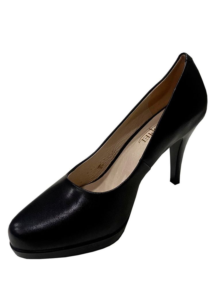 Zapato Reina Cuero ZAP77 Negro-3