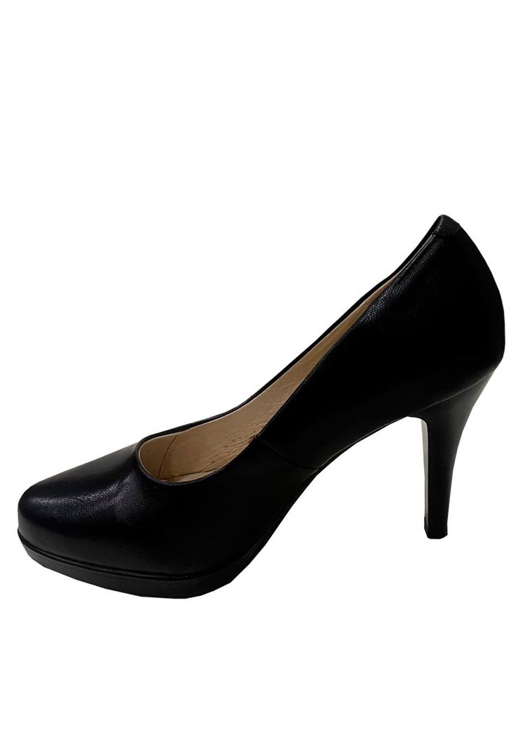 Zapato Reina Cuero ZAP77 Negro-4