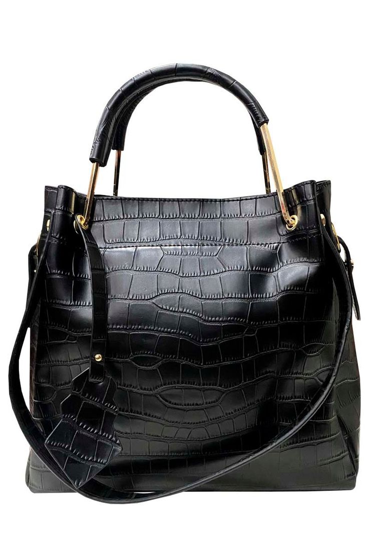 Cartera Cuero Ecológico CRM87 Negro-0