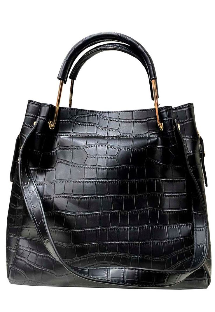Cartera Cuero Ecológico CRM87 Negro-2