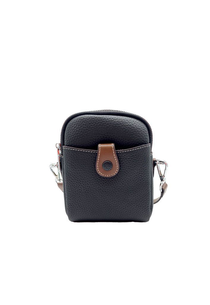 Cartera Ecocuero Negro CRU88-0