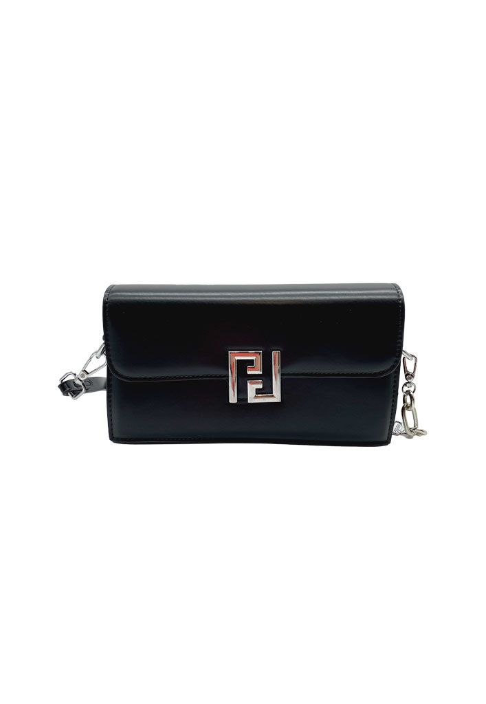 Cartera Ecocuero Negro CRU72-0