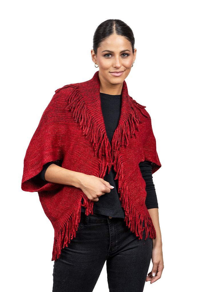 Poncho PO047 Rojo-0