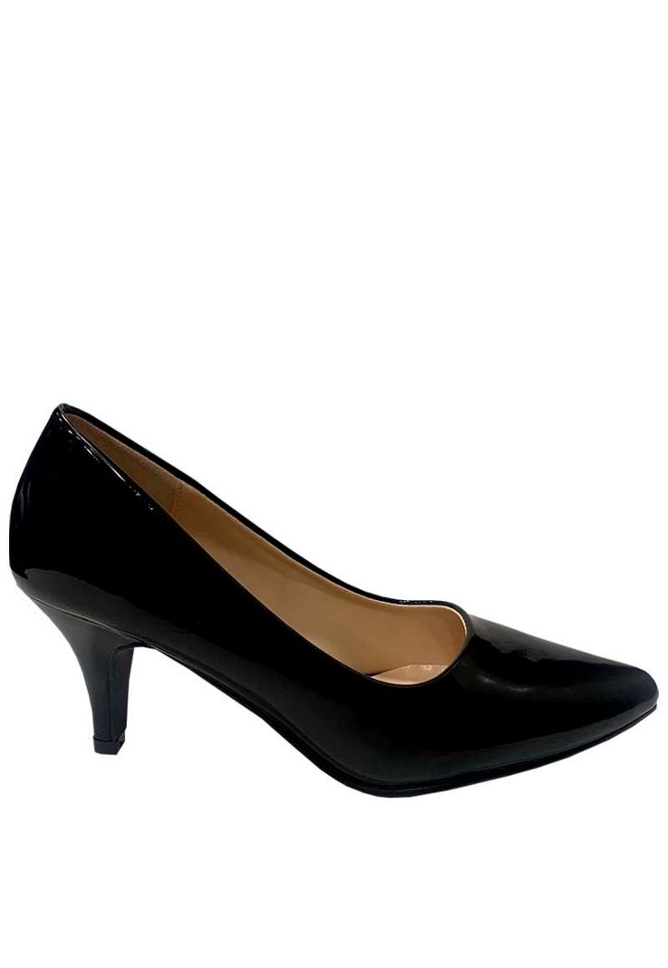 Zapato Reina Ecocuero ZAW42 Negro-0