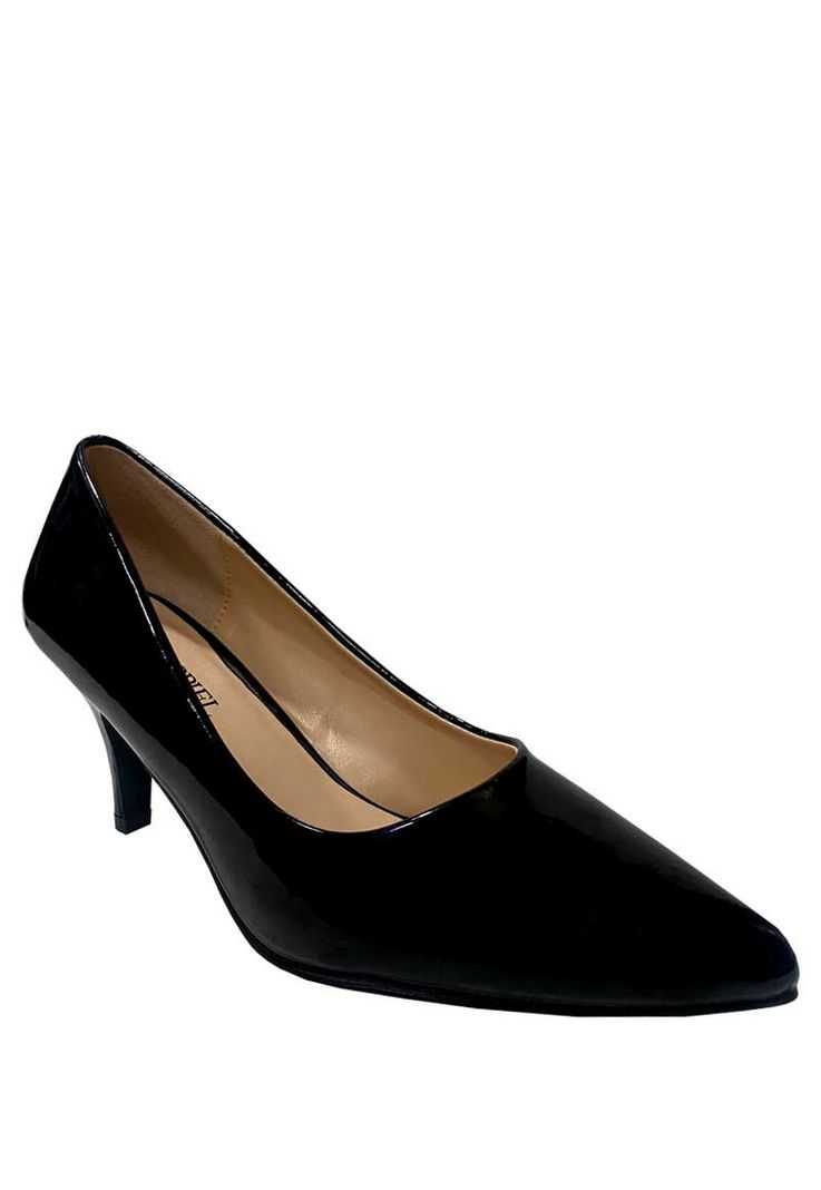 Zapato Reina Ecocuero ZAW42 Negro-1