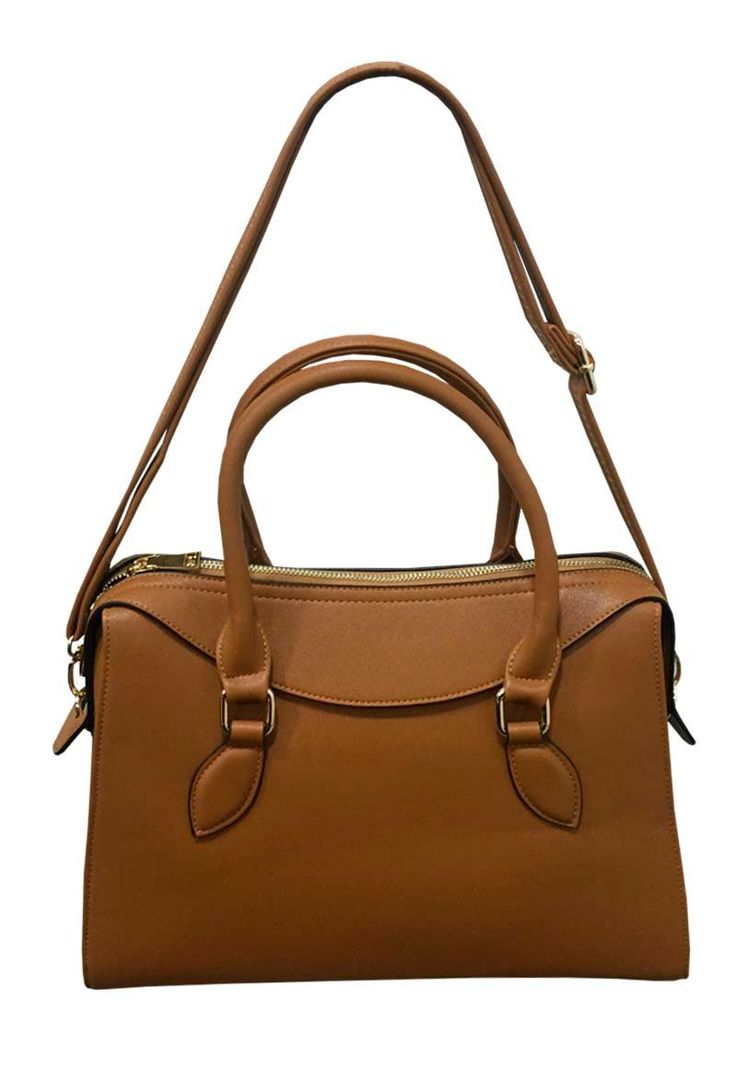 Cartera Cuero Ecológico CRO20 Camel-1