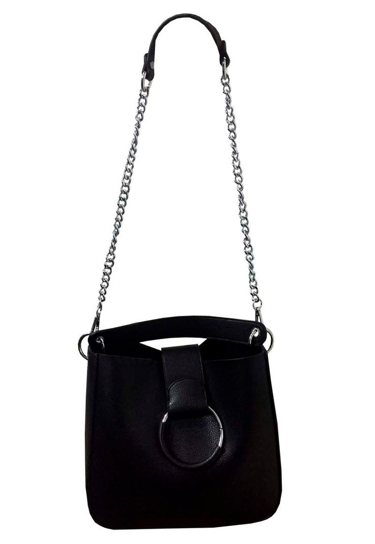 Cartera Cuero Ecológico CRO54 Negro-0