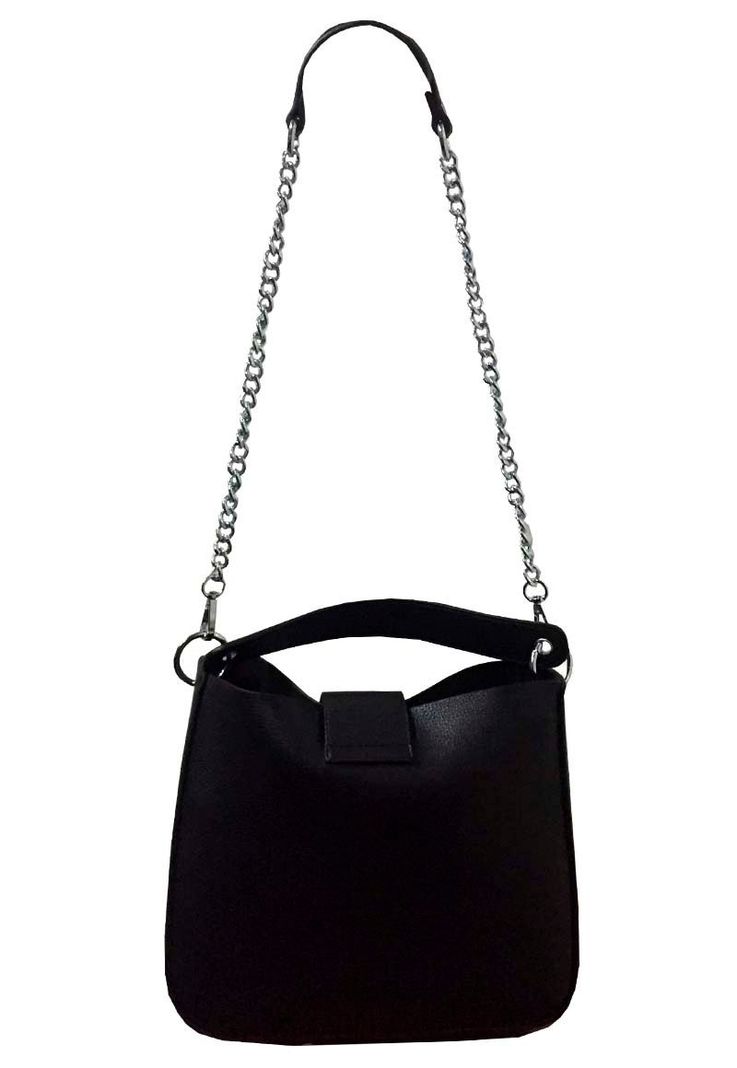 Cartera Cuero Ecológico CRO54 Negro-1