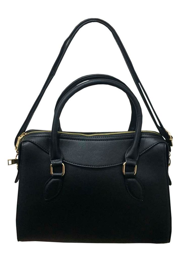 Cartera Cuero Ecológico CRO20 Negro-1