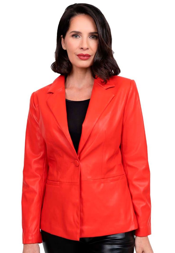 Blazer EcoCuero CHG65 Rojo-0
