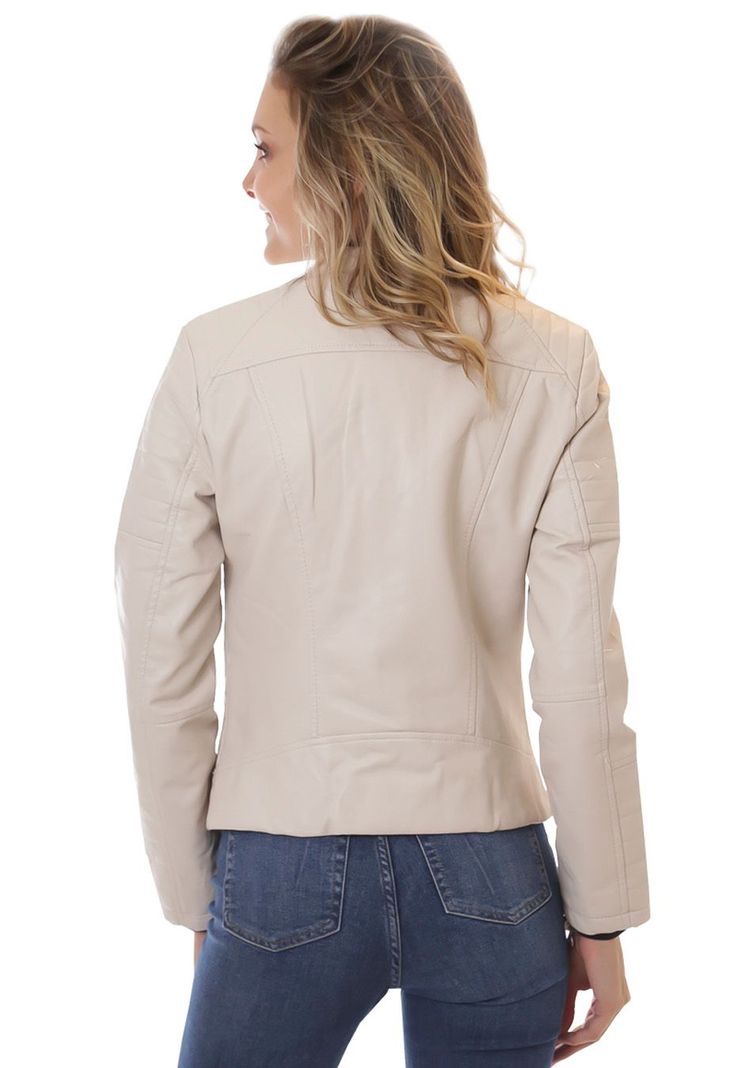 Chaqueta Ecocuero  CHF45 Beige-2