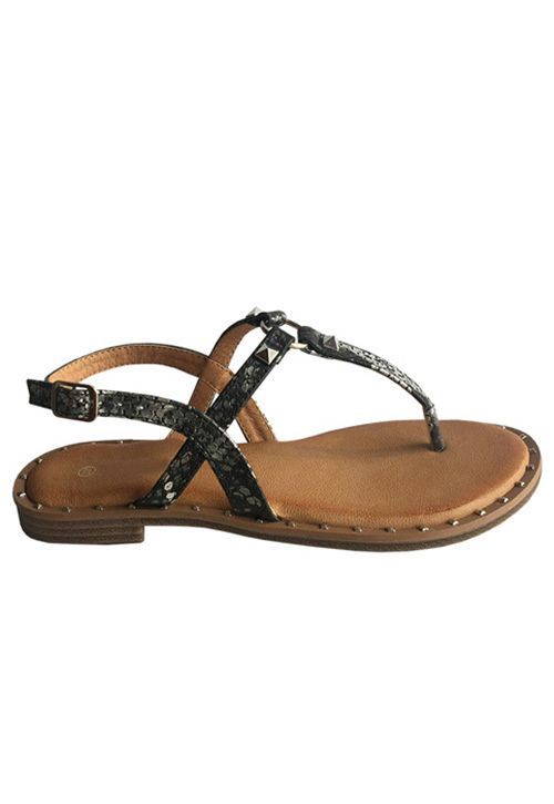 Sandalia Ecocuero ZAY39 Negro