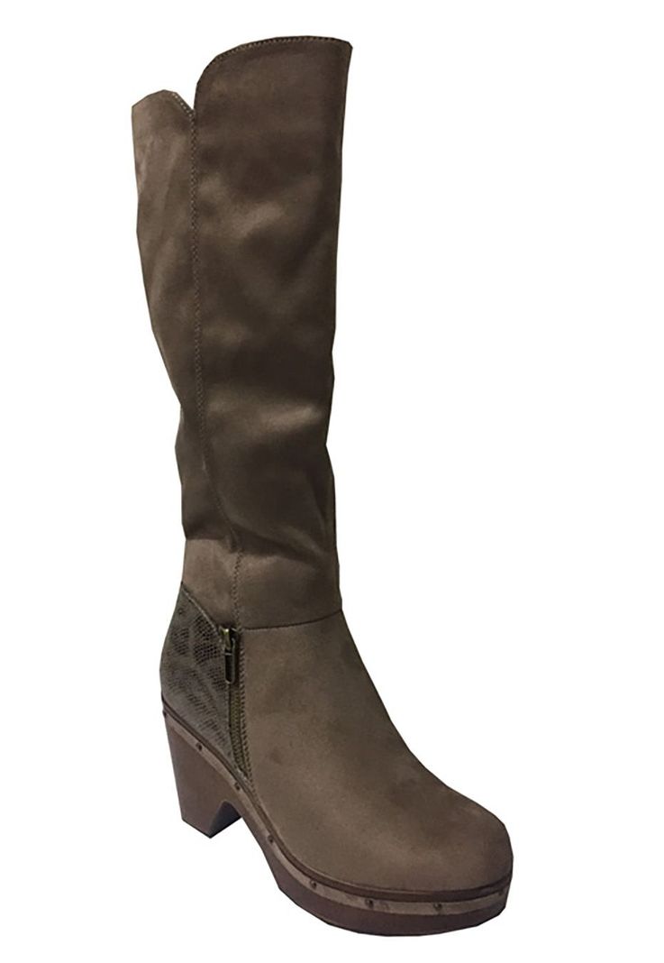 Bota Gamuza Ecológica ZAV28 Nude-1