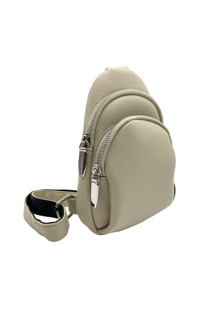 Bandolera Ecocuero Beige CRU36-1
