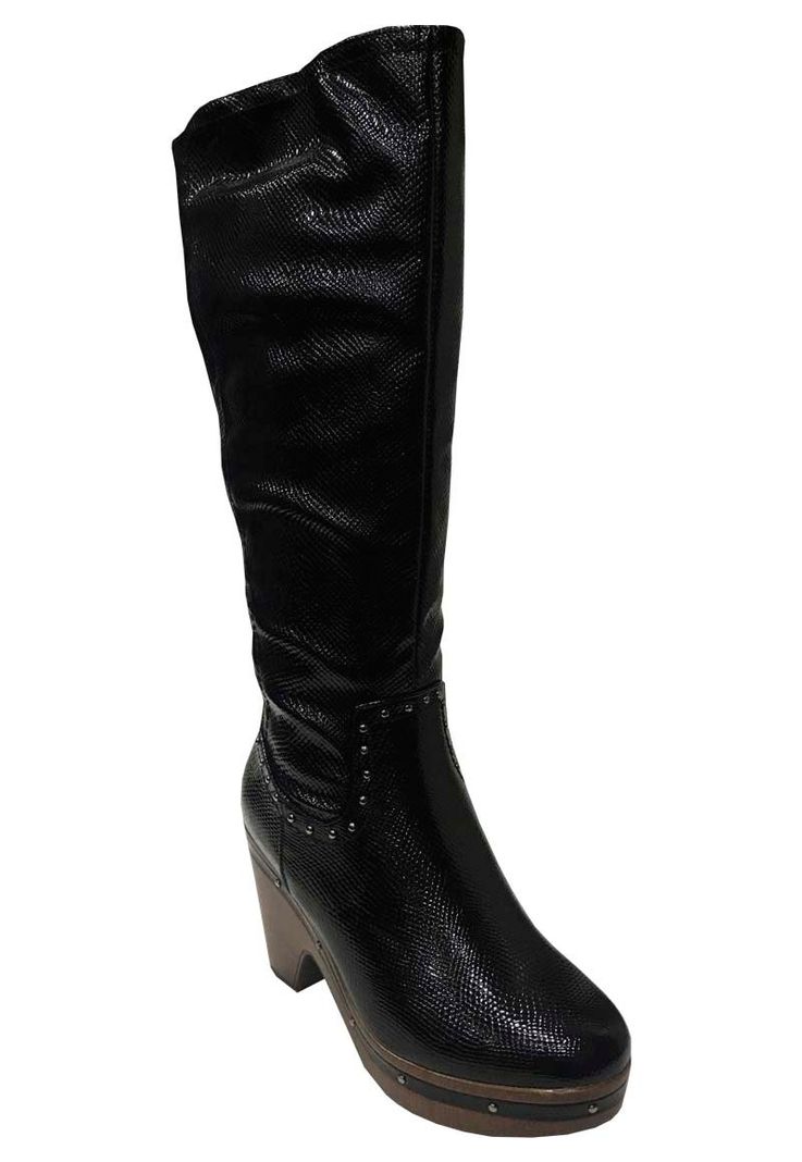 Bota Ecocuero  ZAX83 Negro-1
