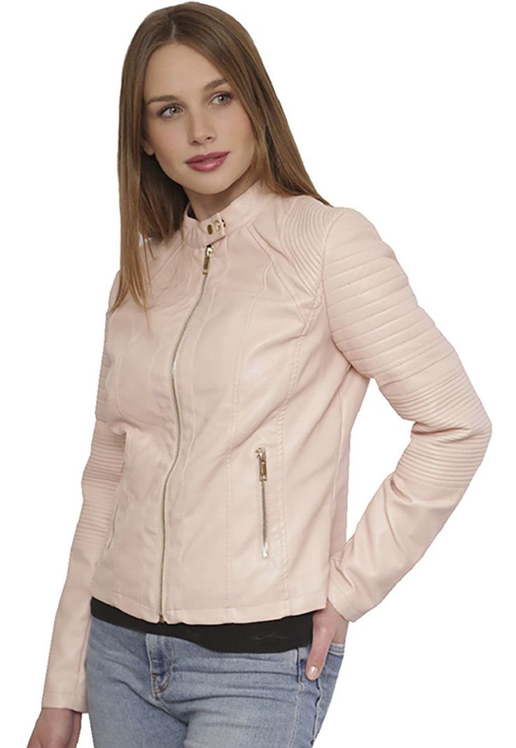Chaqueta Ecocuero CHG02 Rosado-0
