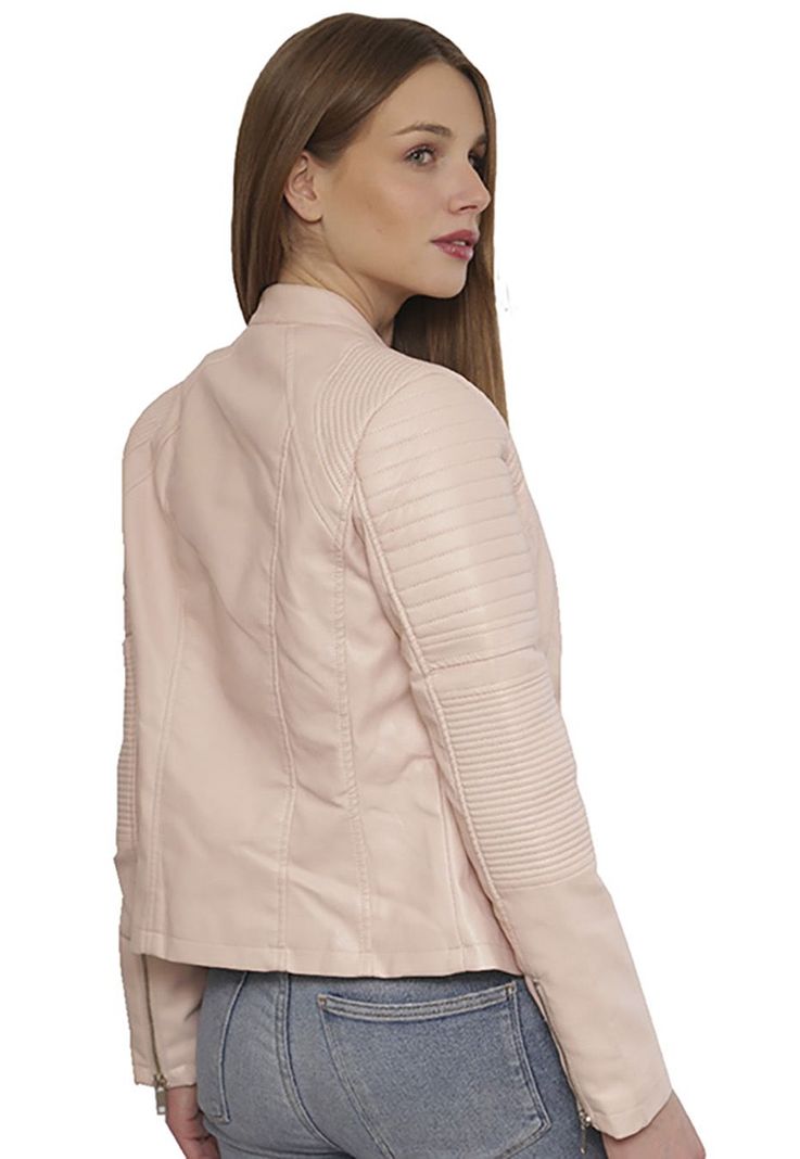 Chaqueta Ecocuero CHG02 Rosado-2