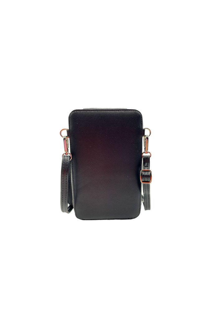 Cartera Ecocuero Negro CRU34-2