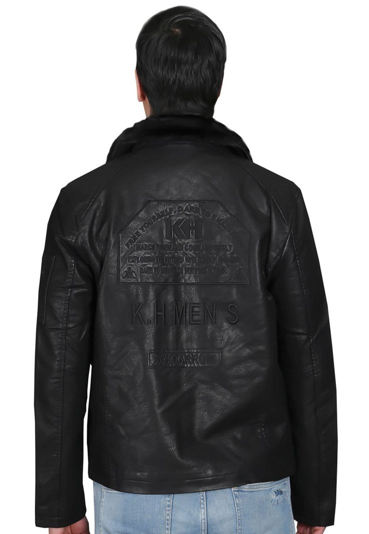 Chaqueta Ecocuero CHG48 Negro-1