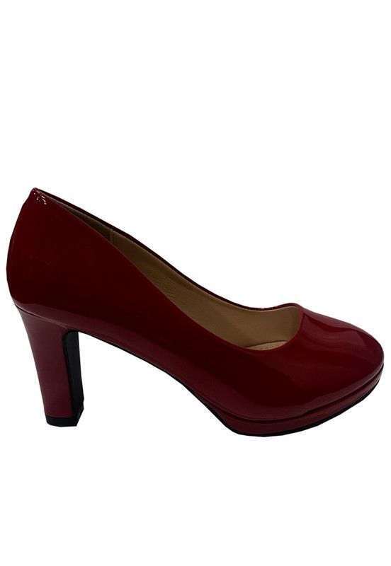 Zapato Reina Ecocuero ZAU33 Rojo-0