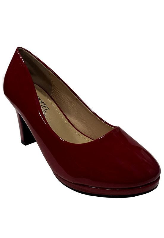 Zapato Reina Ecocuero ZAU33 Rojo-1