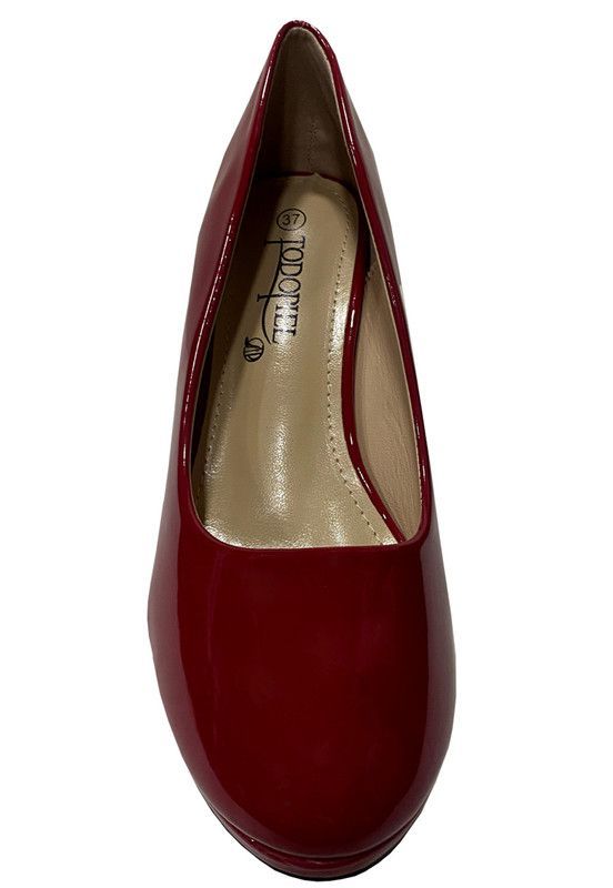 Zapato Reina Ecocuero ZAU33 Rojo-2