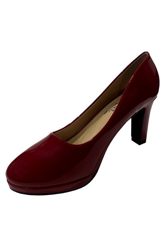 Zapato Reina Ecocuero ZAU33 Rojo-3