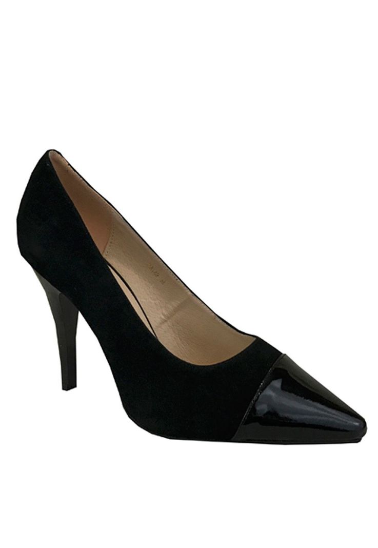 Zapato Reina Gamuza ZAT49 Negro-1