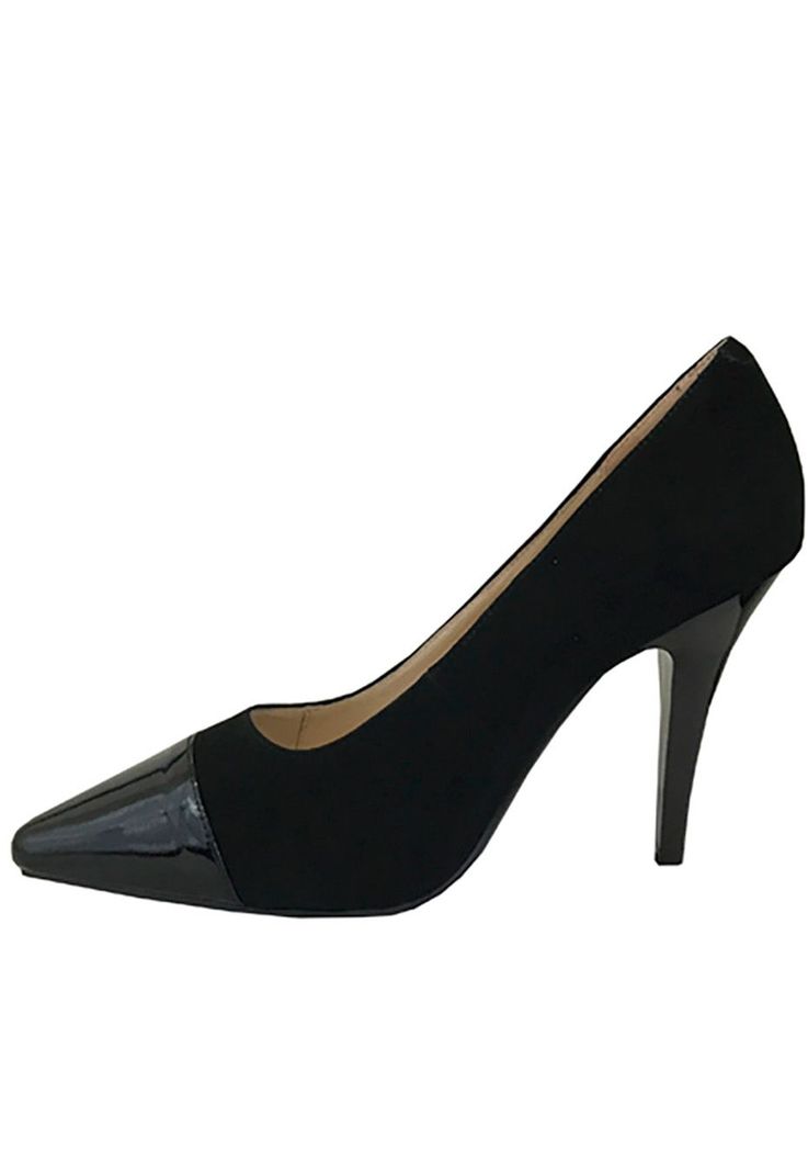 Zapato Reina Gamuza ZAT49 Negro-3