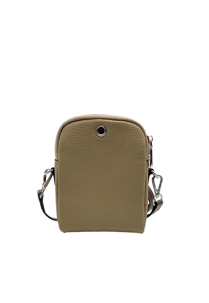 Cartera Ecocuero Gris CRU88-3