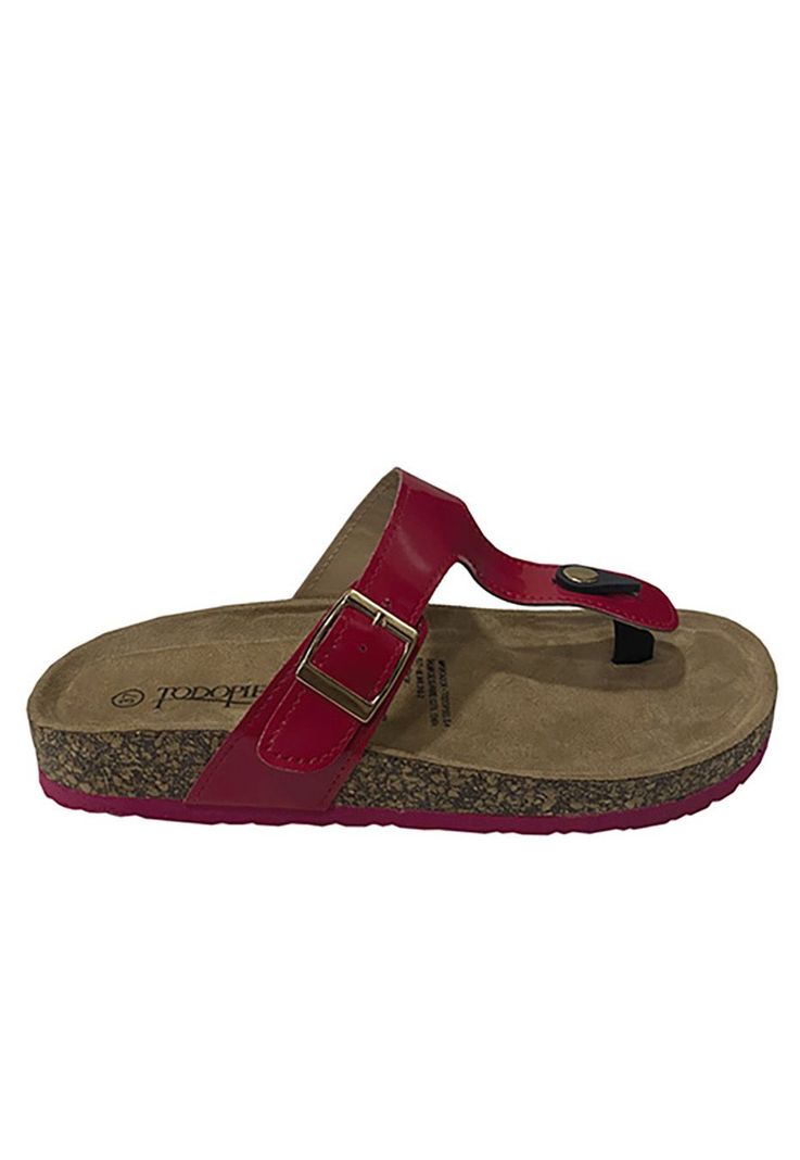 Sandalia Ecocuero ZAW03 Rojo
