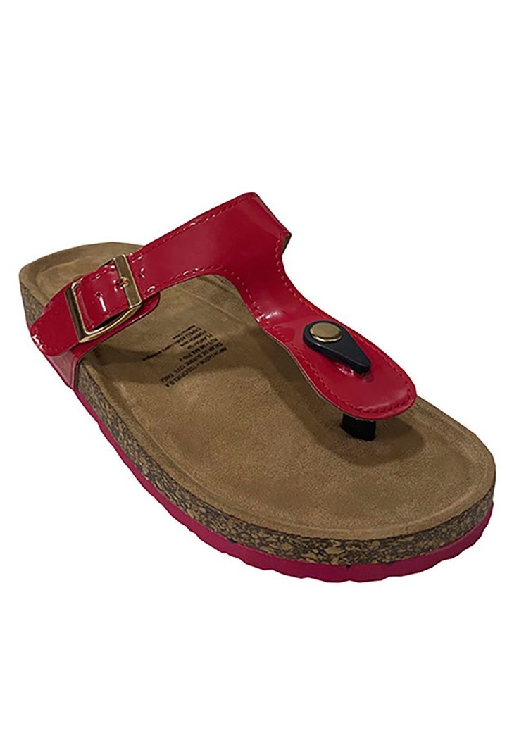 Sandalia Ecocuero ZAW03 Rojo-1