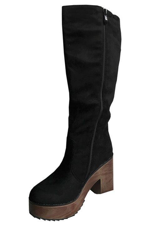 Bota Gamuza Ecológica ZAX86 Negro-3