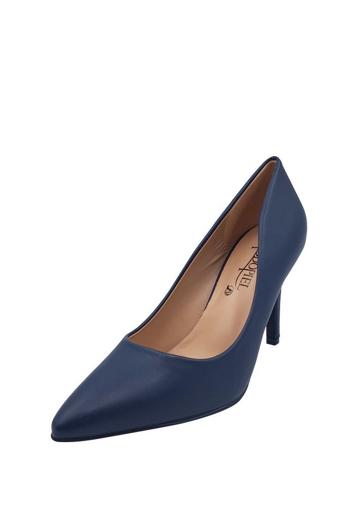 Zapato Reina Ecocuero ZAR06 Azul Marino-3