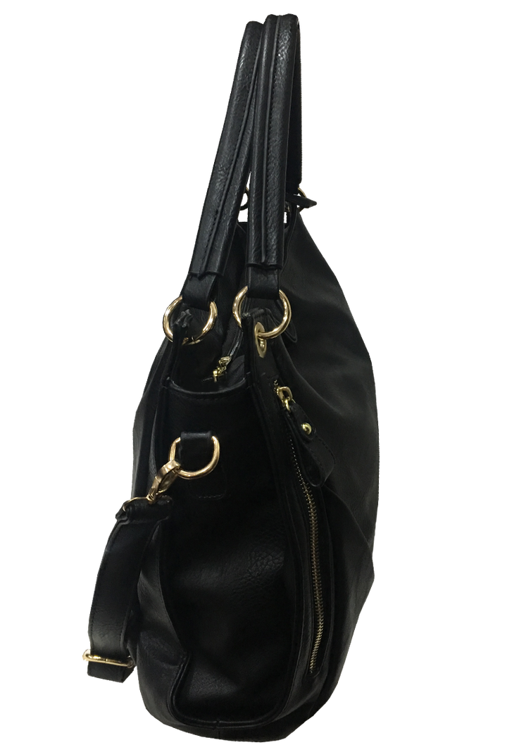 Cartera Cuero Ecológico CRR89 Negro-1