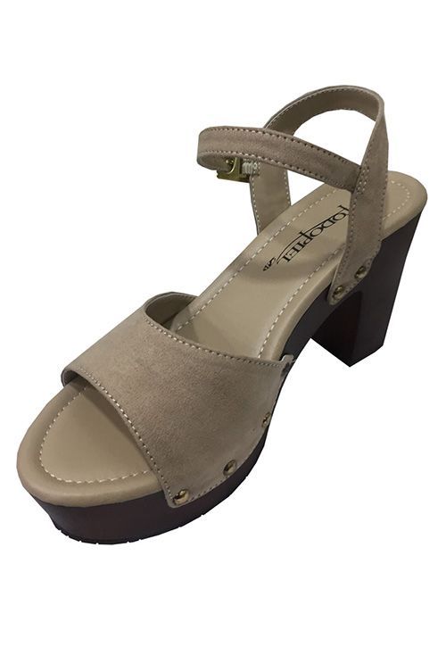 Sandalia Gamuza Ecológica ZAW34 Beige-3