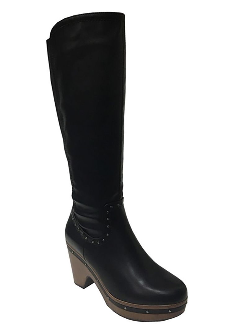 Bota Ecocuero  ZAW89 Negro-1