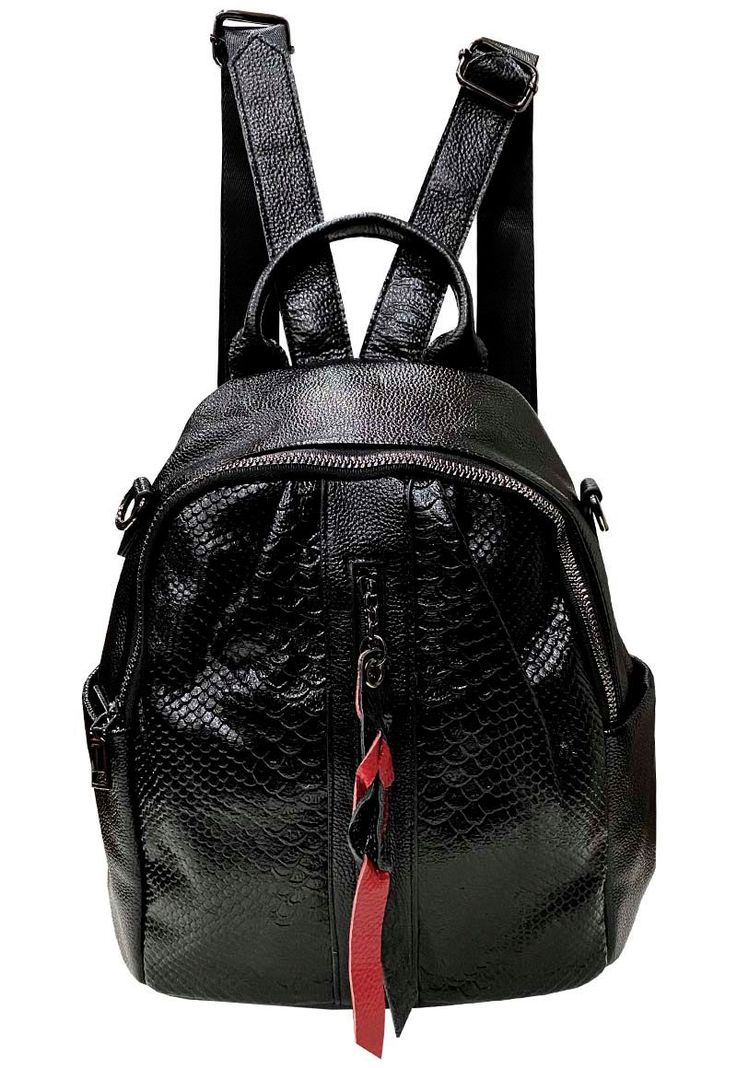 Mochila Cuero CRU41 Negro-0