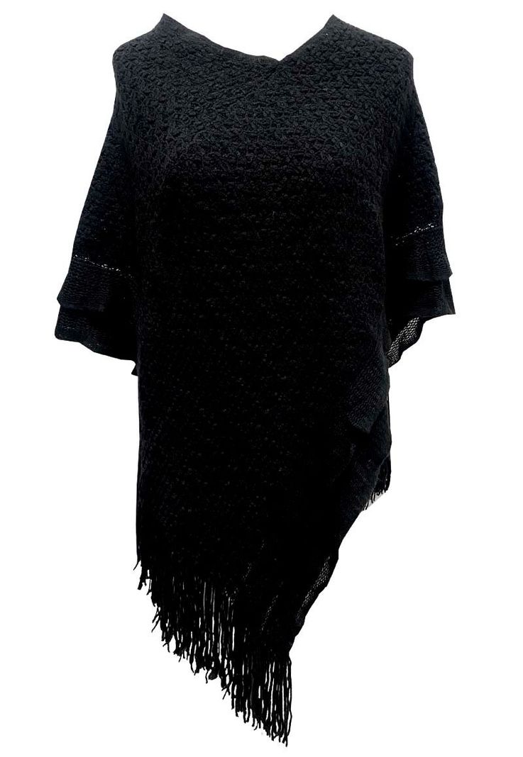 Poncho PO058 Negro-0