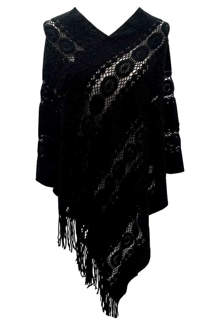 Poncho PO053 Negro-0