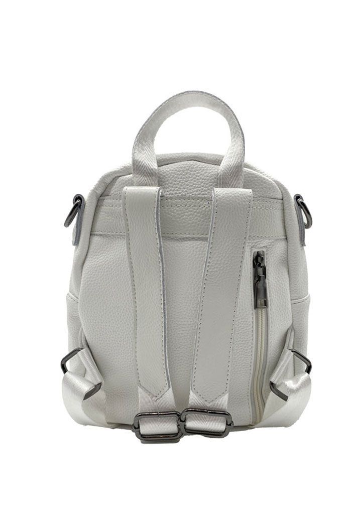Mochila Cuero Blanco CRU75-4