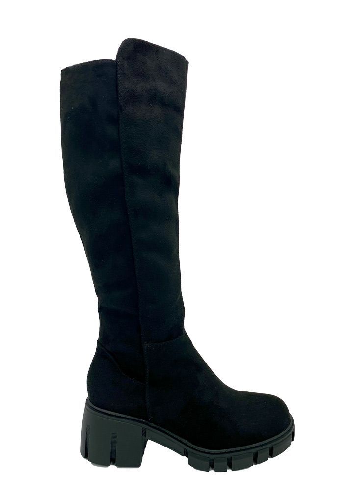 Bota ZB002 Gamuza Ecológica Negro-0