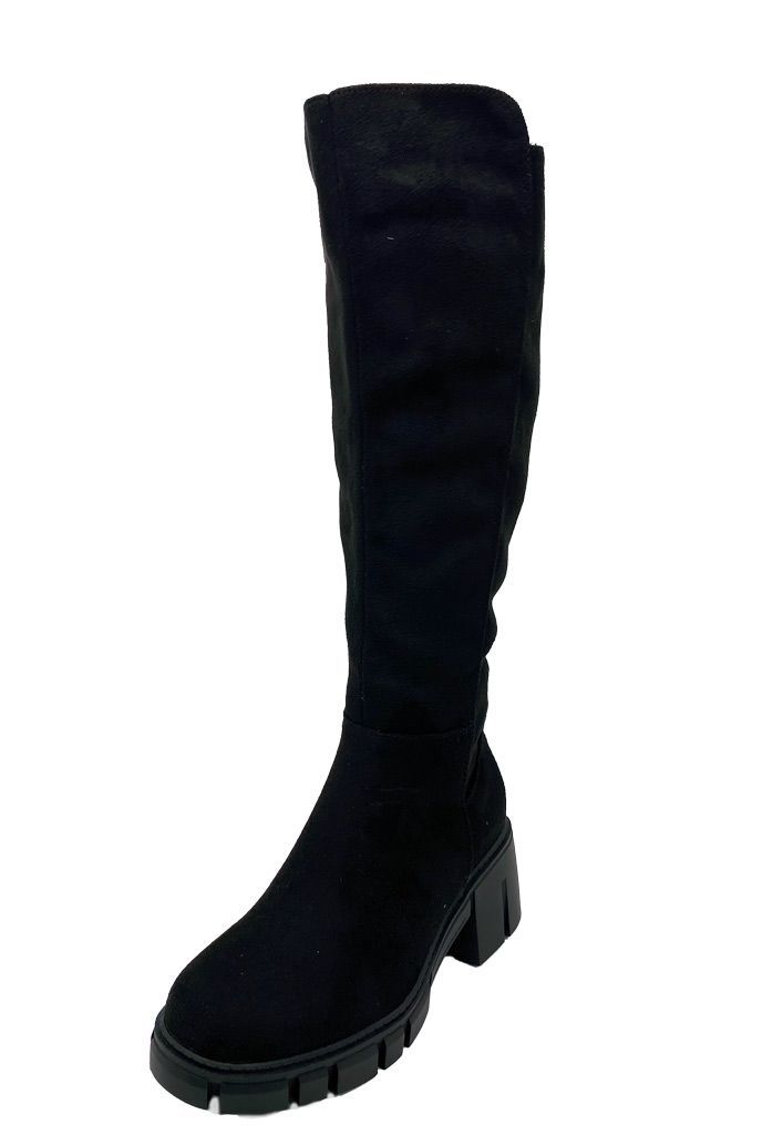 Bota ZB002 Gamuza Ecológica Negro-2